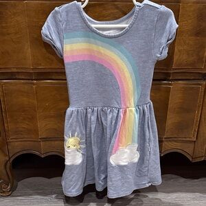 Little sleepies Kids Dress with Rainbow Design